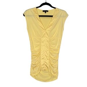 Vintage y2k Express Butter Yellow Tunic Top